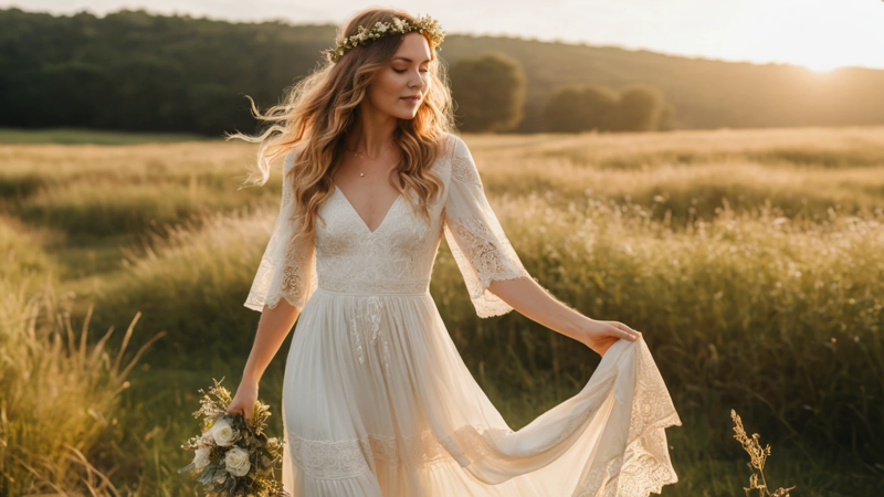 Boho Wedding Dress